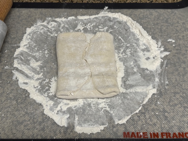 Pâte scellée autour du beurre