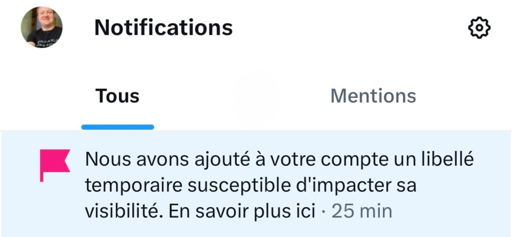 Nous avons ajouté à votre compte un libellé temporaire susceptible d'impacter sa visibilité. En savoir plus ici.