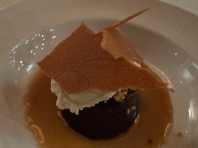 Un pudding au caramel britannique