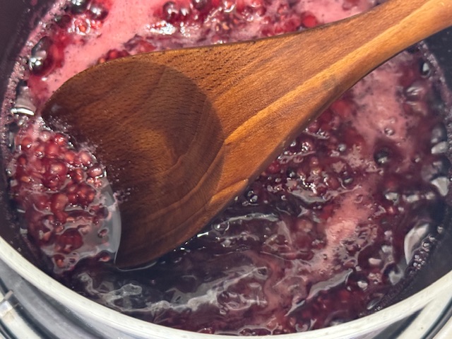 Confiture bien bouillante