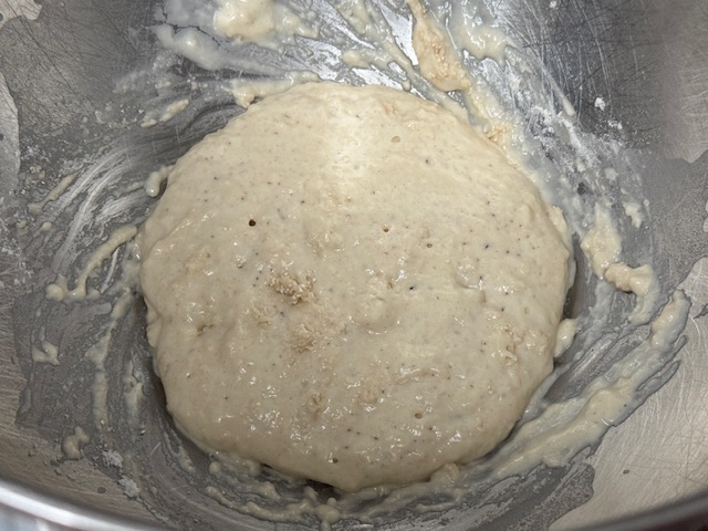 Levain après une heure pour gonfler