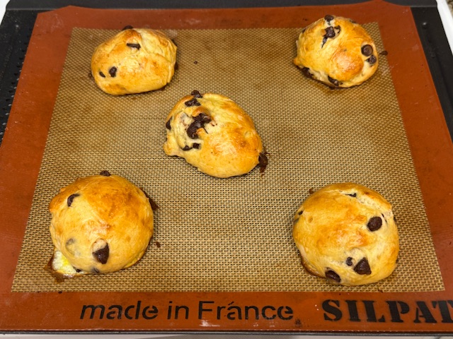 Les pangociolli sur le tapis, bien cuits