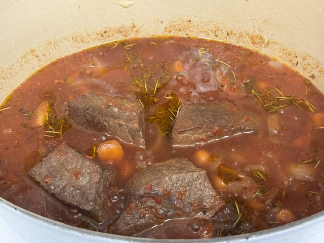 Viande après 1 heure
