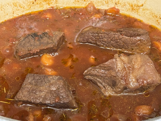Viande après 2 heures
