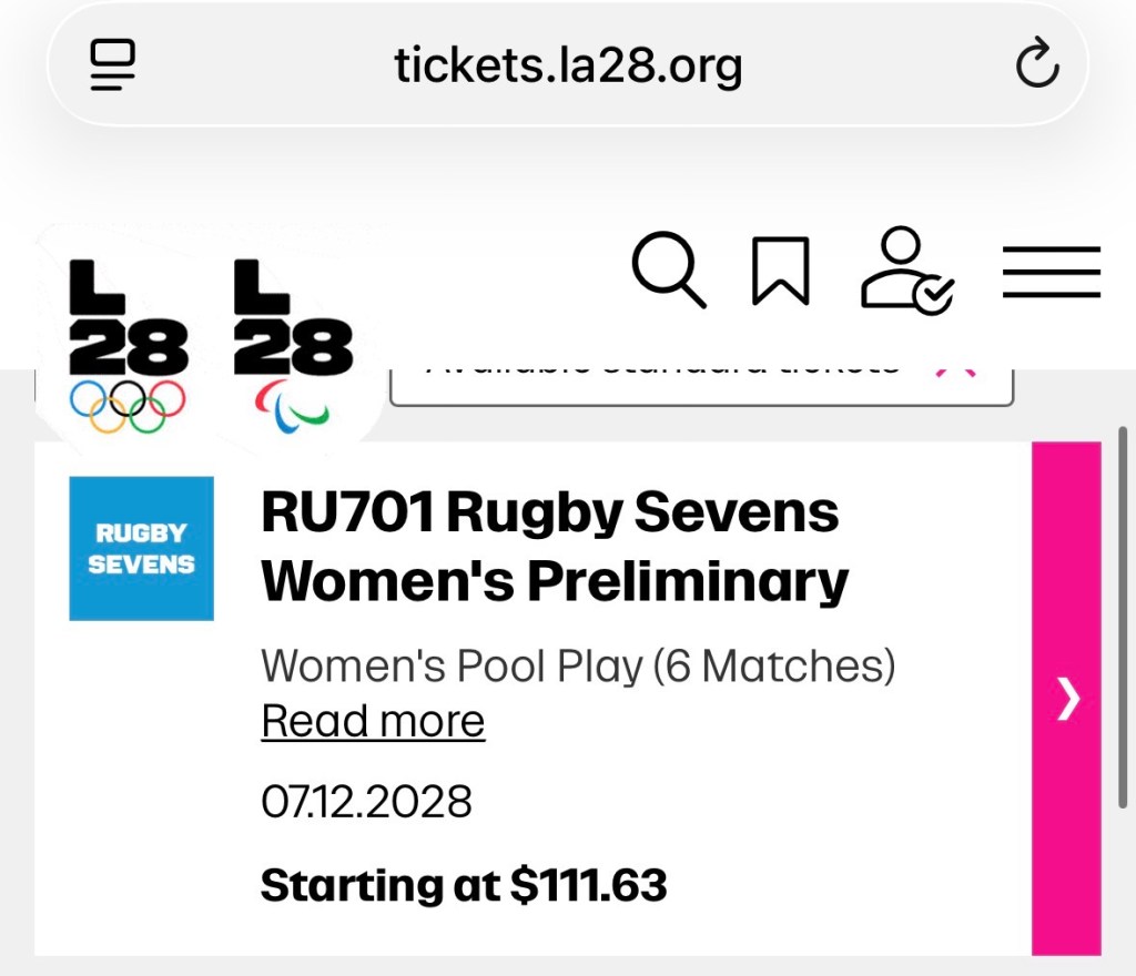 111 $ pour le premier tour du rugby à sept féminin