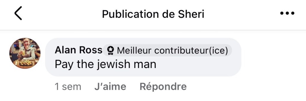 Commentaire sur la photo précédente