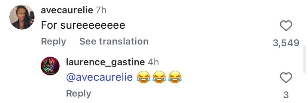 Commentaire : « For sureeeee » (imitation de M. Macron)