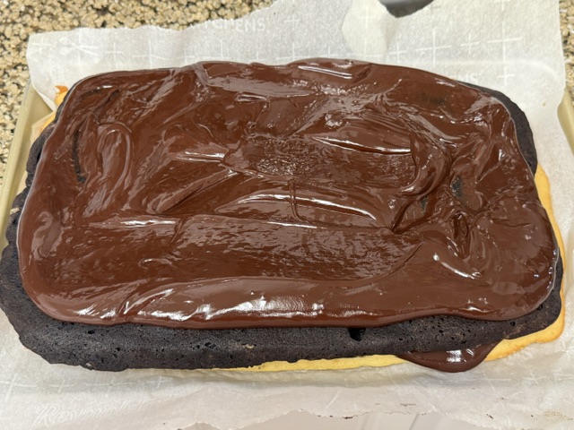 E
Ganache complètement cetalée sur premier montage terminé 