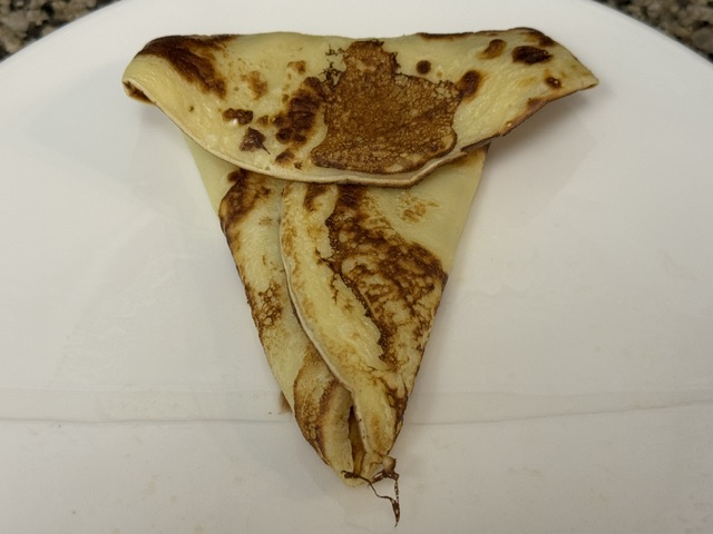 Crêpe pliée