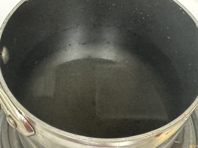 Eau dans la casserole