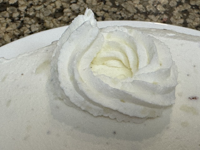Gros-plan d'un cercle de chantilly