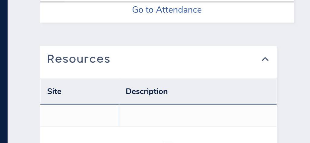 Fenêtre "Resources" après avoir grandi la page 