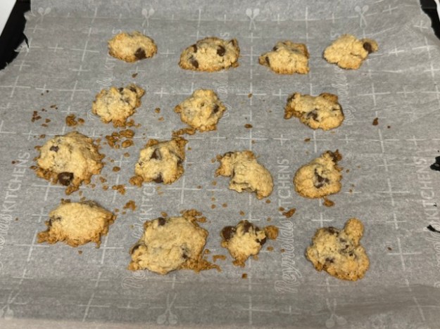 Cookies sortis du four