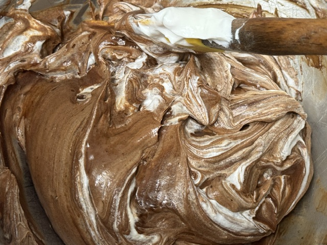Mousse après la deuxième fois, avec une couleur un peu plus claire