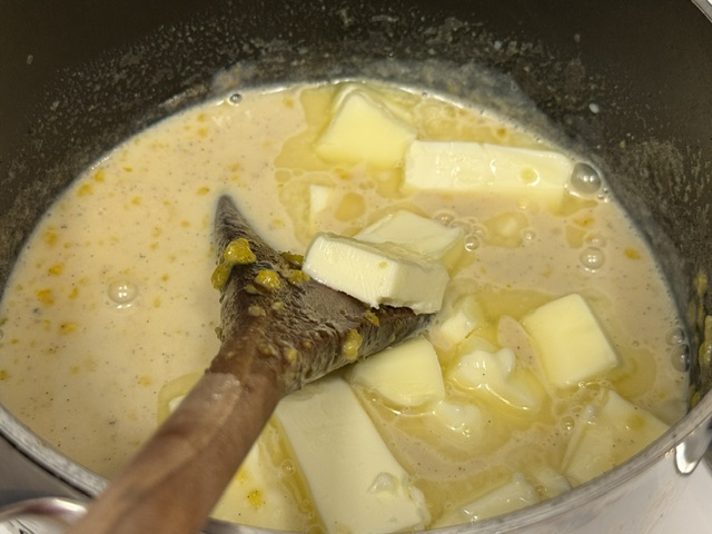 Beurre dans le lait