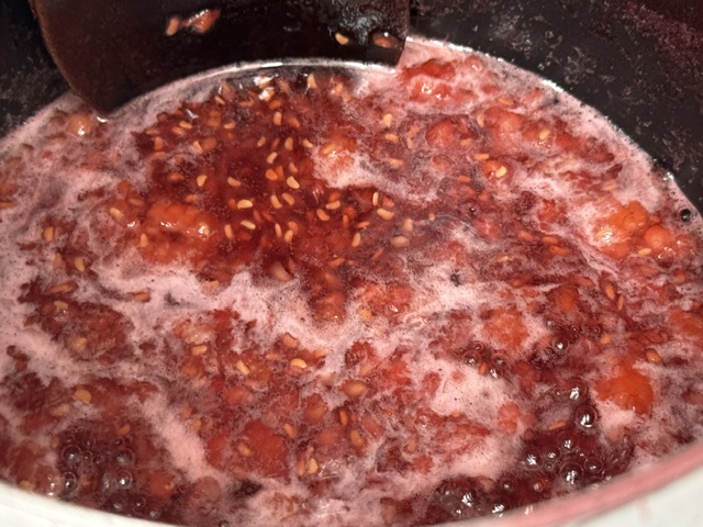 Sirop bouillant