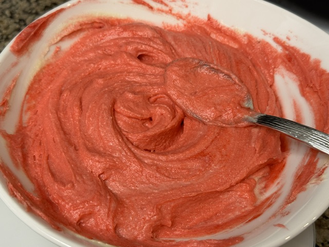 Pâte bien rose