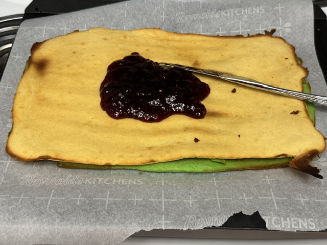 Tas de confiture au centre