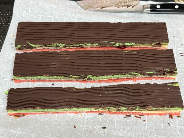 3 bandes de gâteau