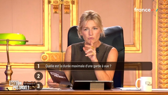 Mme Lemoine avec la première question sur le droit pénal, la durée d'une garde à vue