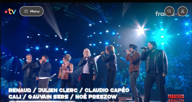 6 chanteurs dont Renaud et Julien Clerc