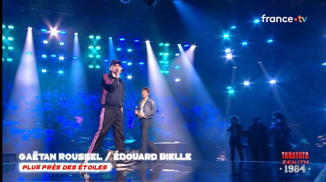 Gaétan Roussel avec Édouard Bielle
