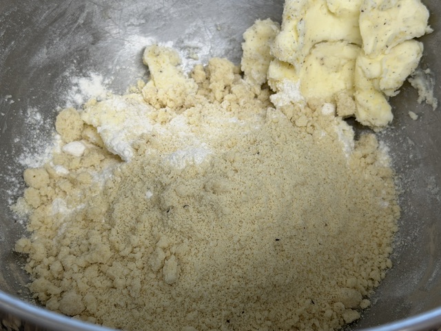 Grosses miettes de pâte